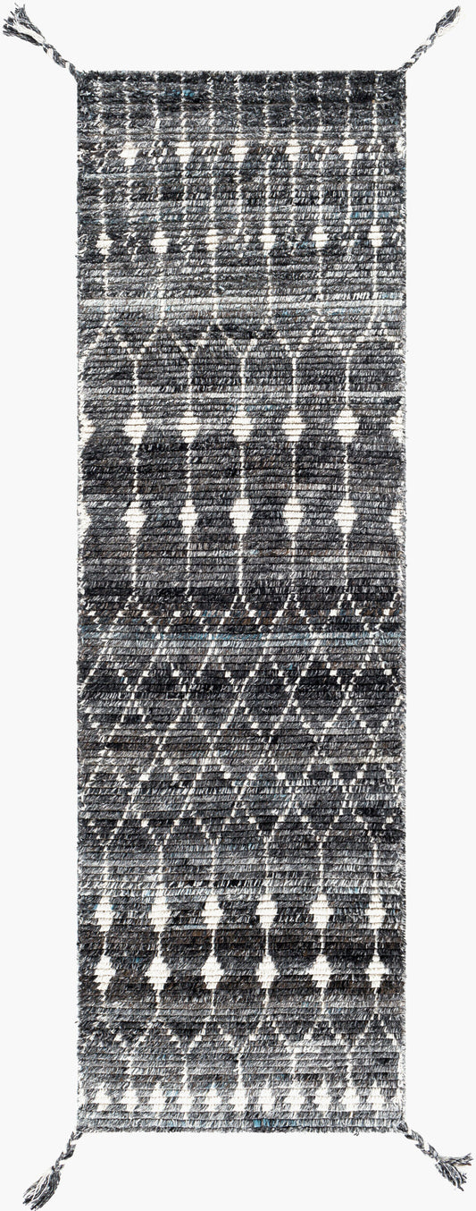 Birch BHC-2301 8ft Runner Handmade Recyled Runner Rug