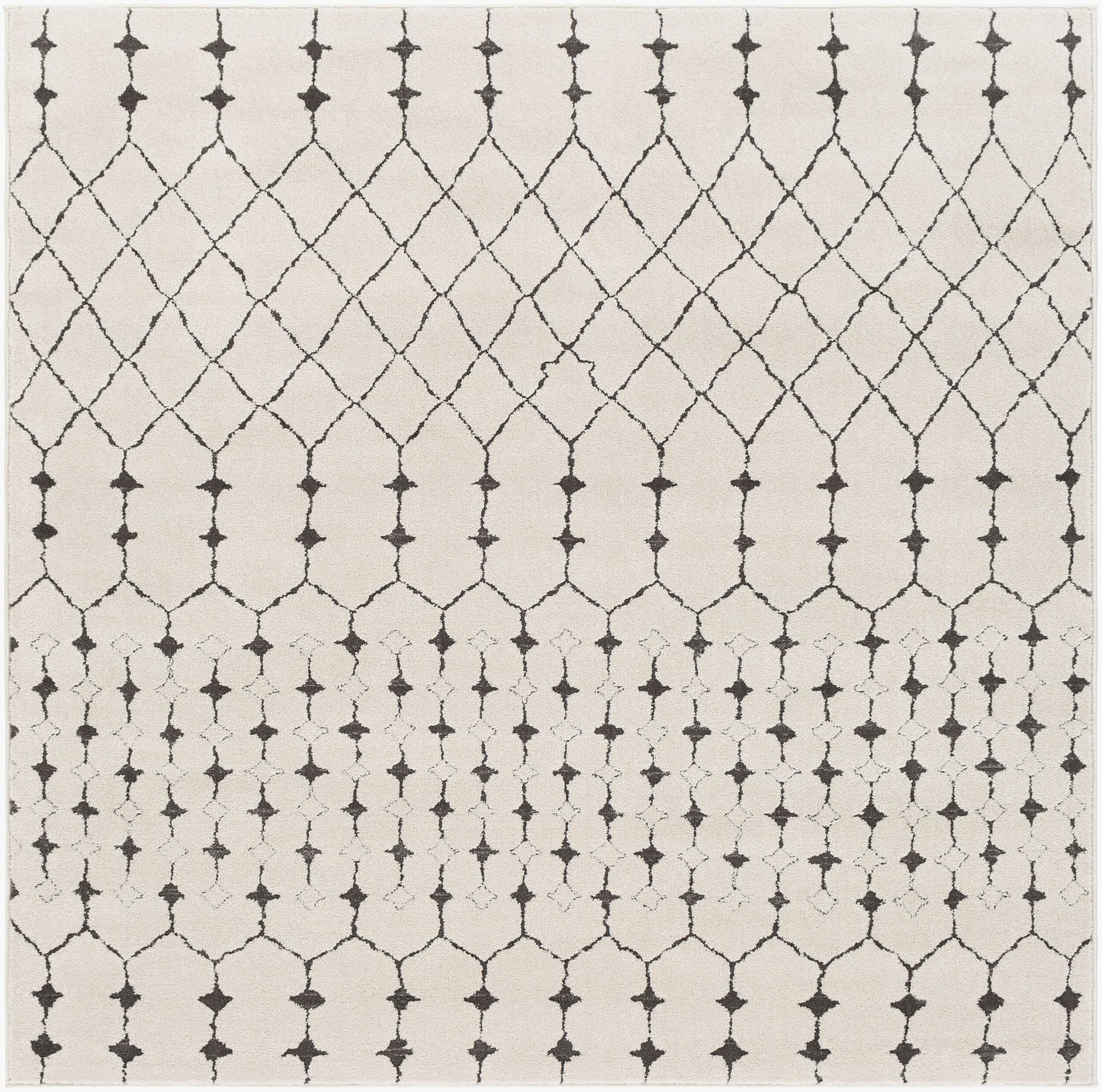 Alfombra Bahar BHR-2312 de 1,5 m cuadrados, tejida a máquina