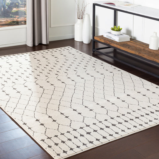Bahar BHR-2312 6ft Square Machine Woven Area Rug