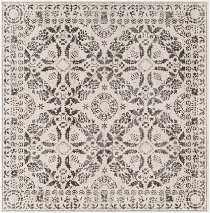 Bahar BHR-2318 5ft Square Machine Woven Area Rug