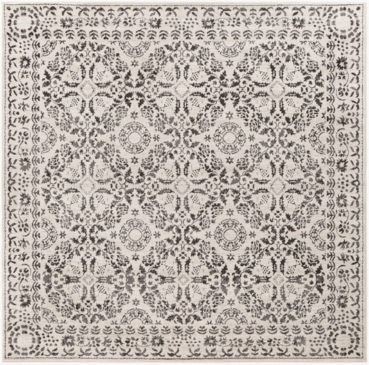 Bahar BHR-2318 6ft Square Machine Woven Area Rug