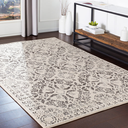 Bahar BHR-2318 6ft Square Machine Woven Area Rug
