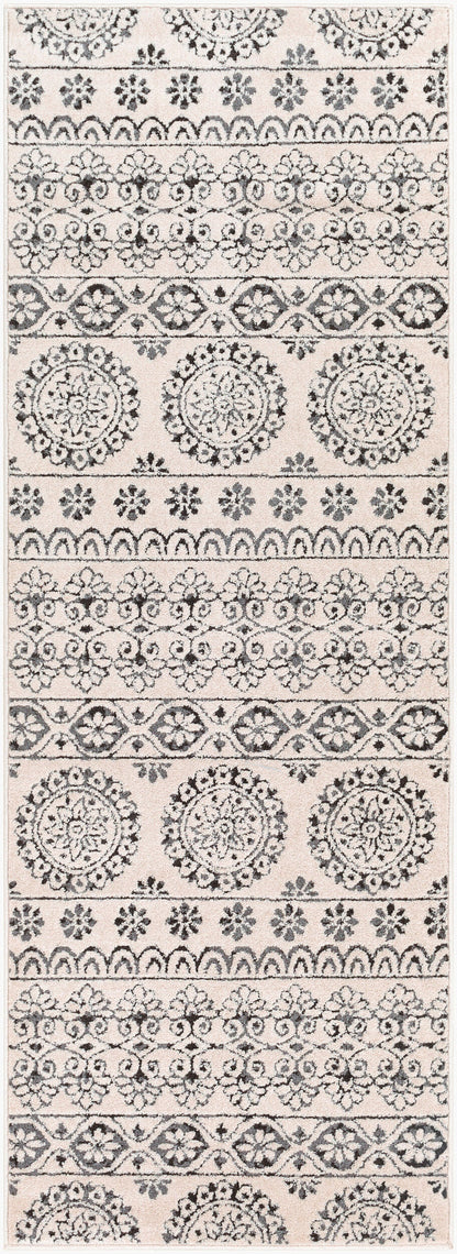 Bahar BHR-2323 7ft Runner Machine Woven Runner Rug