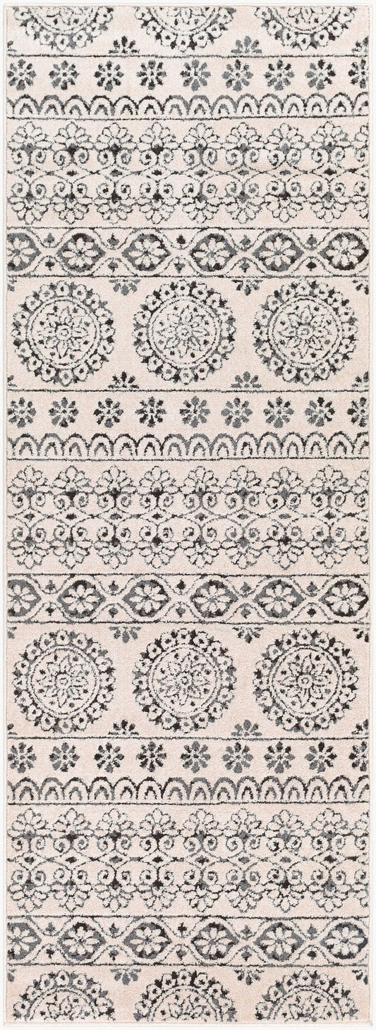 Bahar BHR-2323 7ft Runner Machine Woven Runner Rug