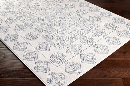 Alfombra decorativa tejida a máquina Bahar BHR-2328 de 2' x 3'