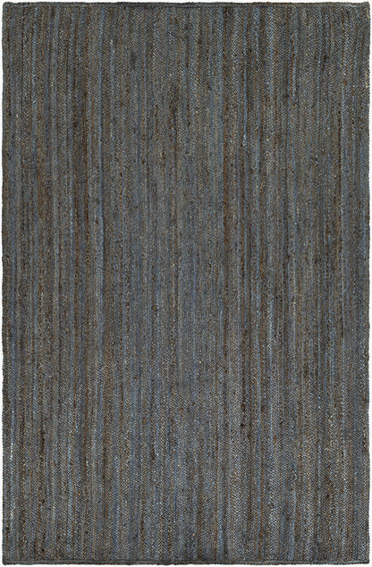 Alfombra de yute hecha a mano Brice BIC-7006 de 1,52 m x 2,13 m