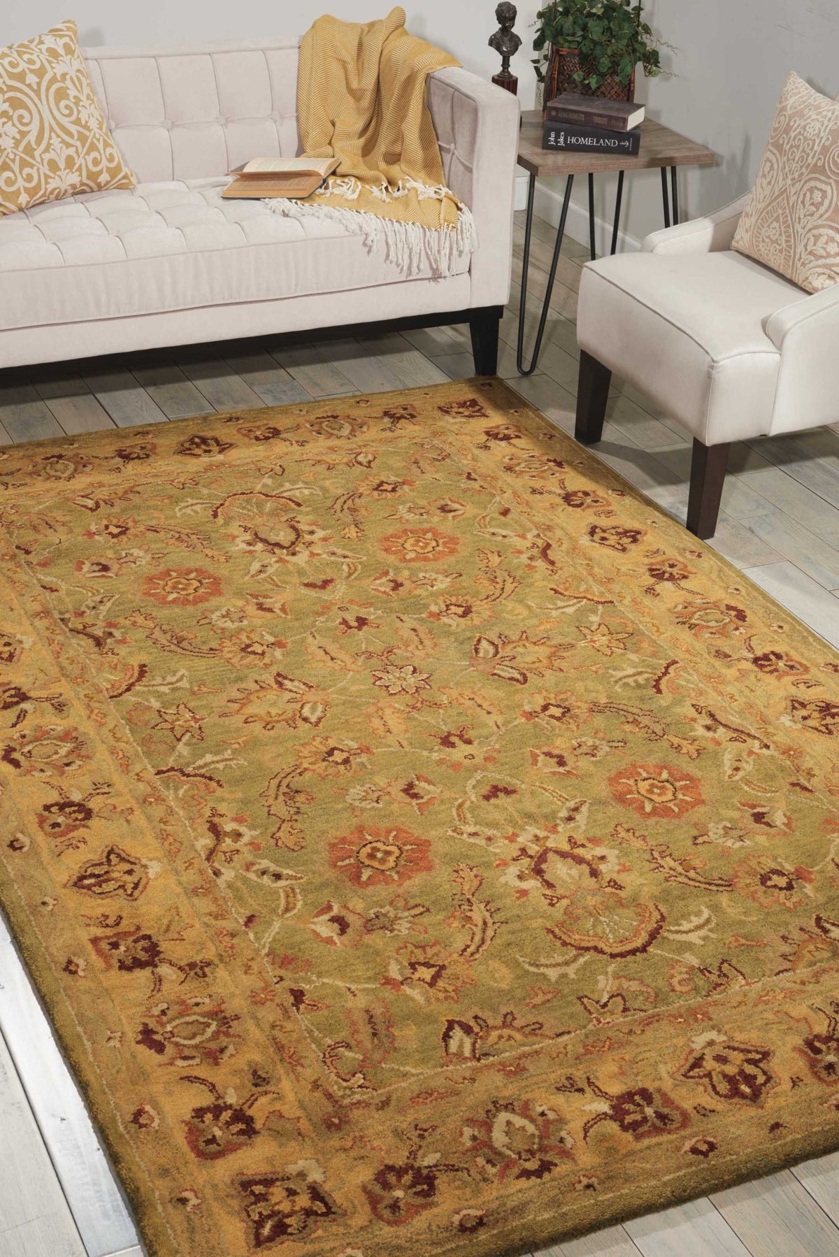 Jaipur JA12 Green Tufted Rug