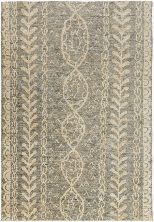 Alfombra de yute hecha a mano Bjorn BJR-1001 de 2,44 m x 3,34 m