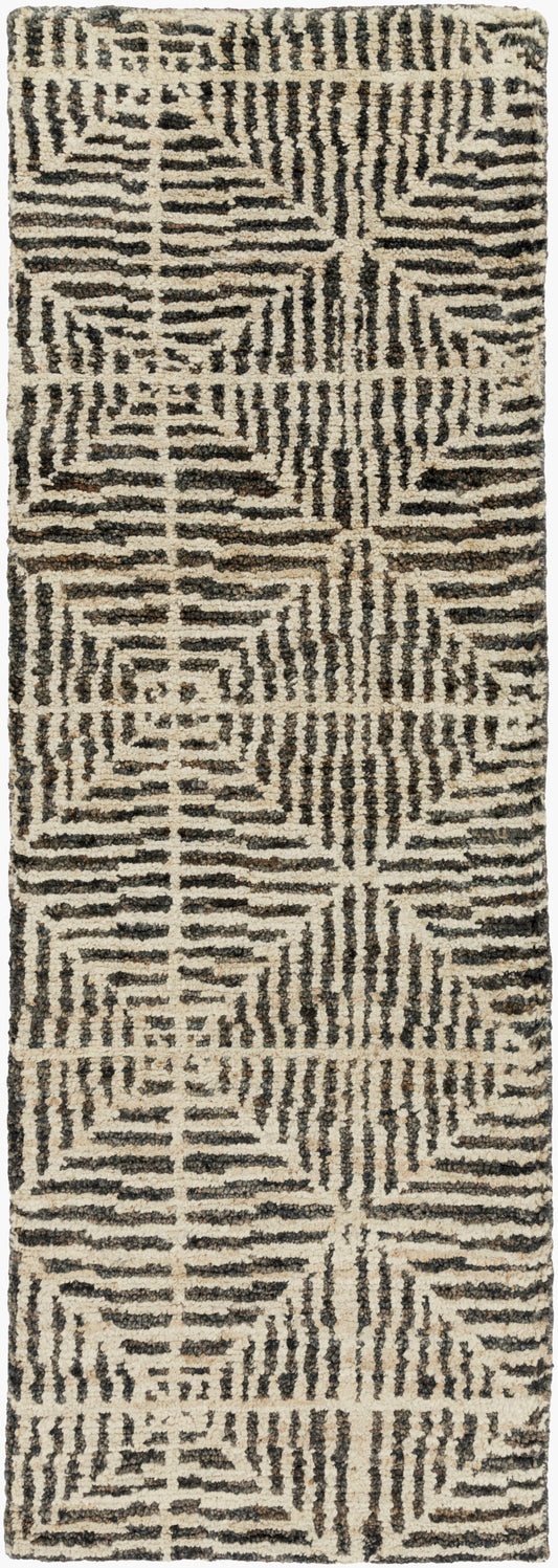 Alfombra de yute hecha a mano Bjorn BJR-1004 de 2,4 m