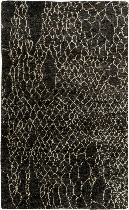 Alfombra decorativa de yute hecha a mano Bjorn BJR-1008 de 2' x 3'