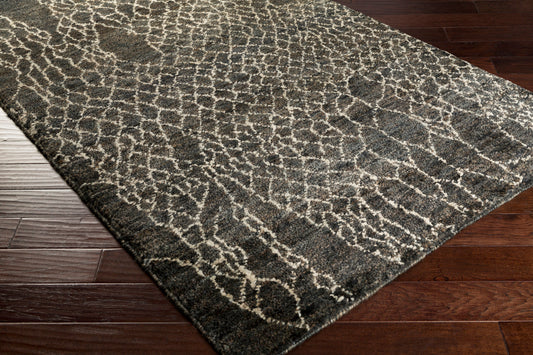 Alfombra decorativa de yute hecha a mano Bjorn BJR-1008 de 2' x 3'