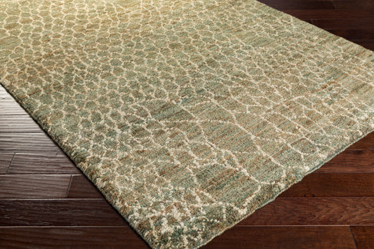 Alfombra decorativa de yute hecha a mano Bjorn BJR-1010 de 2' x 3'