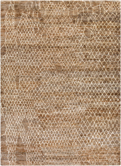 Alfombra decorativa de yute hecha a mano Bjorn BJR-1012 de 2' x 3'
