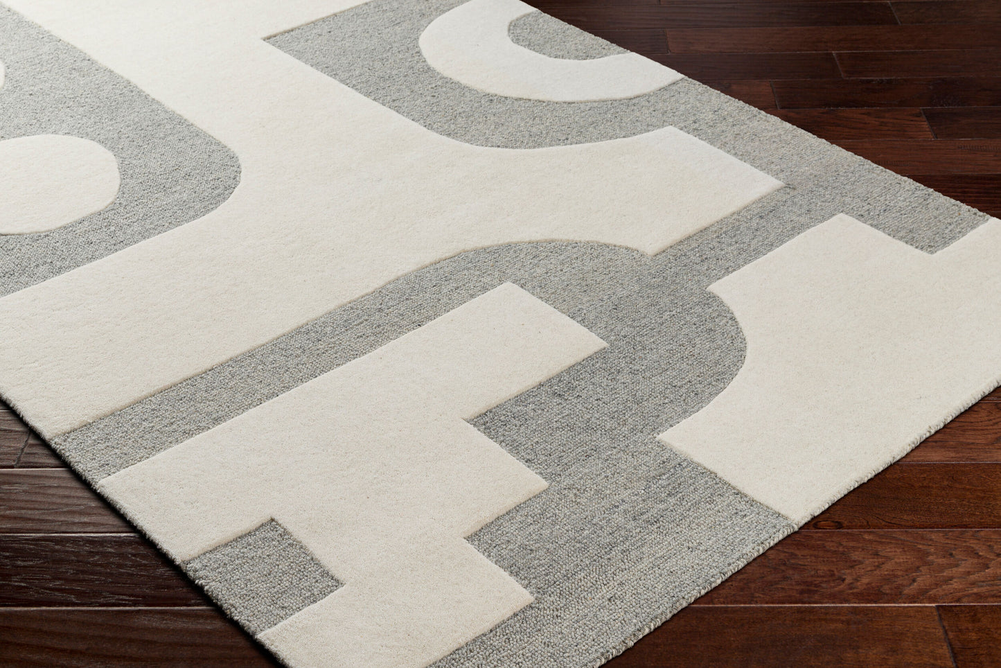 Brook BKO-2301 2' x 3' Handmade Wool Accent Rug