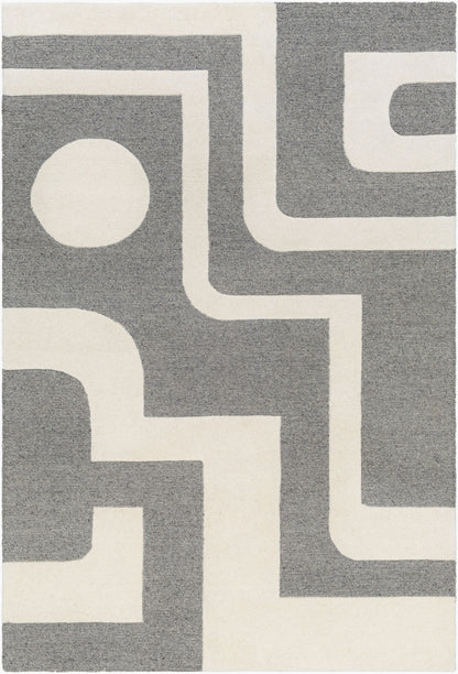 Brook BKO-2302 2' x 3' Handmade Wool Accent Rug