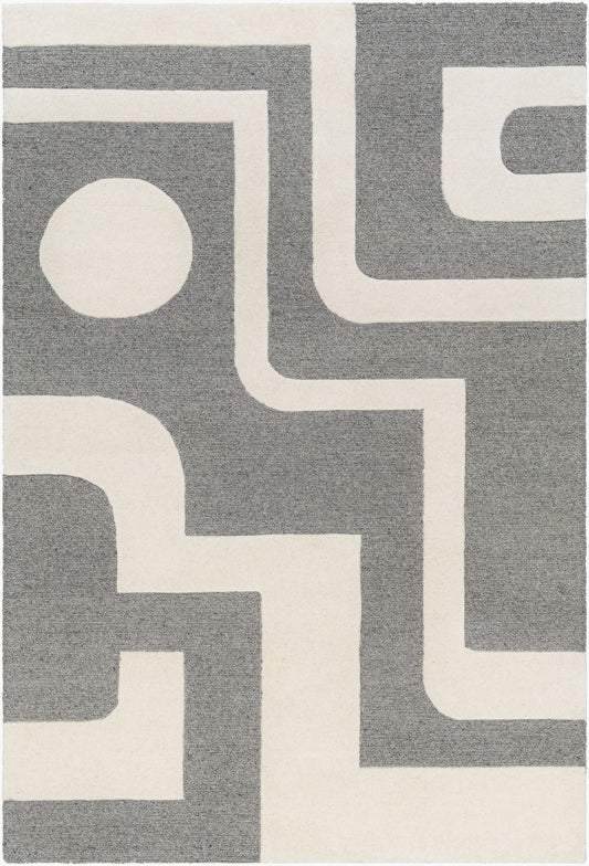 Brook BKO-2302 2' x 3' Handmade Wool Accent Rug