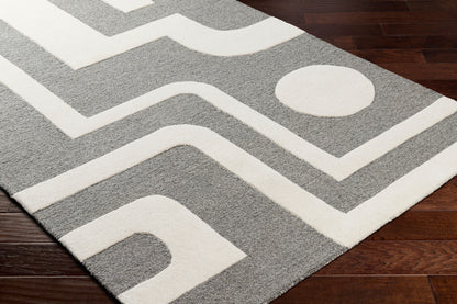 Brook BKO-2302 2' x 3' Handmade Wool Accent Rug