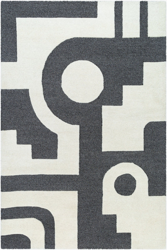 Brook BKO-2303 2' x 3' Handmade Wool Accent Rug