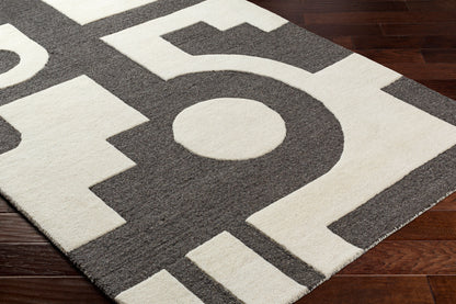 Brook BKO-2303 2' x 3' Handmade Wool Accent Rug