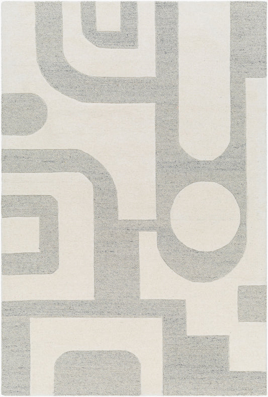 Brook BKO-2304 2' x 3' Handmade Wool Accent Rug