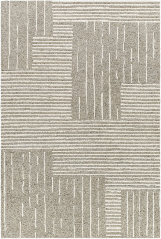 Alfombra de lana hecha a mano Brook BKO-2310 de 1,52 m x 2,13 m