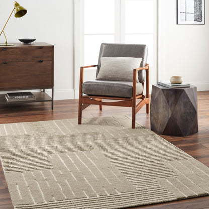 Brook BKO-2310 2' x 3' Handmade Wool Accent Rug