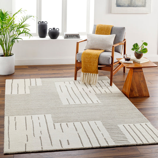 Brook BKO-2311 2' x 3' Handmade Wool Accent Rug