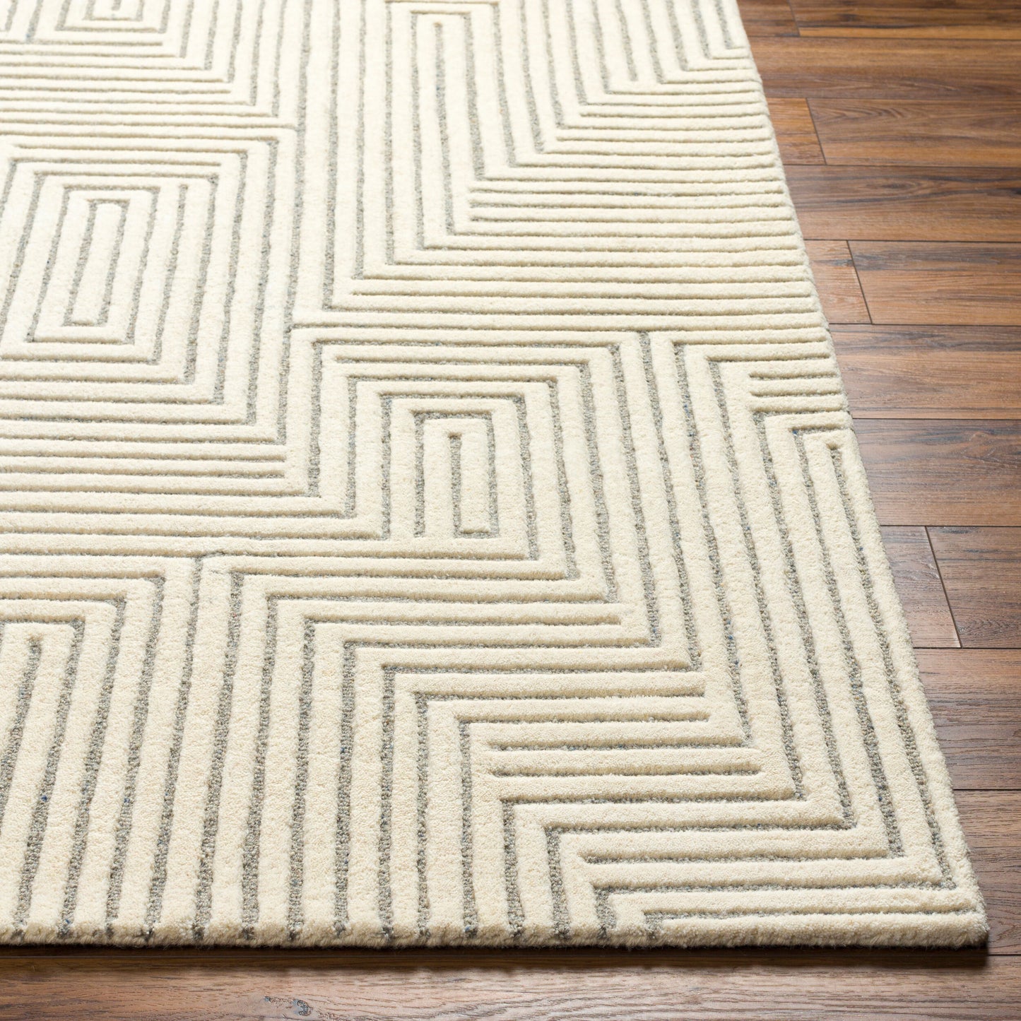 Brook BKO-2313 8' x 10' Handmade Wool Area Rug