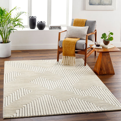Brook BKO-2313 8' x 10' Handmade Wool Area Rug