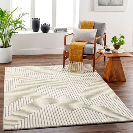 Brook BKO-2313 8' x 10' Handmade Wool Area Rug