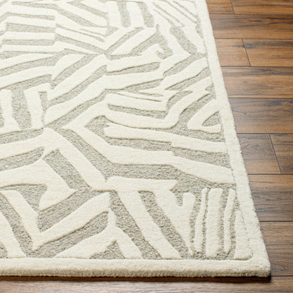 Brook BKO-2314 2' x 3' Handmade Wool Accent Rug