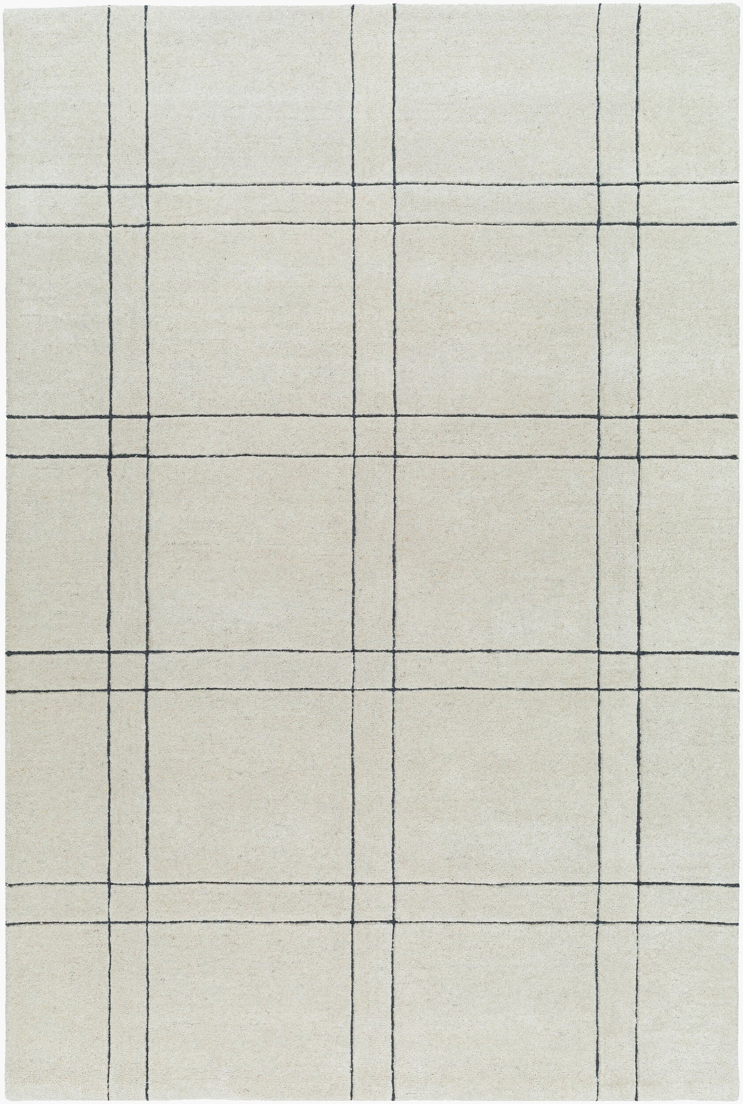 Alfombra decorativa de lana hecha a mano Brook BKO-2356 de 2' x 3'