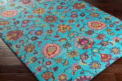 Alfombra decorativa tejida a máquina Bukhara BKR-1007 de 2' x 3'