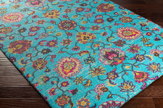 Alfombra decorativa tejida a máquina Bukhara BKR-1007 de 2' x 3'