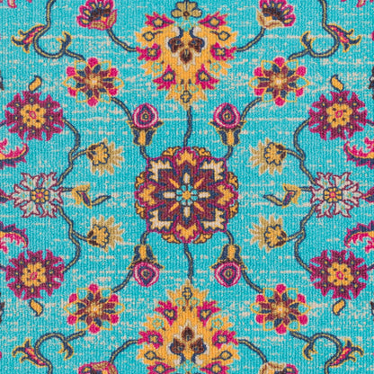 Alfombra decorativa tejida a máquina Bukhara BKR-1007 de 2' x 3'