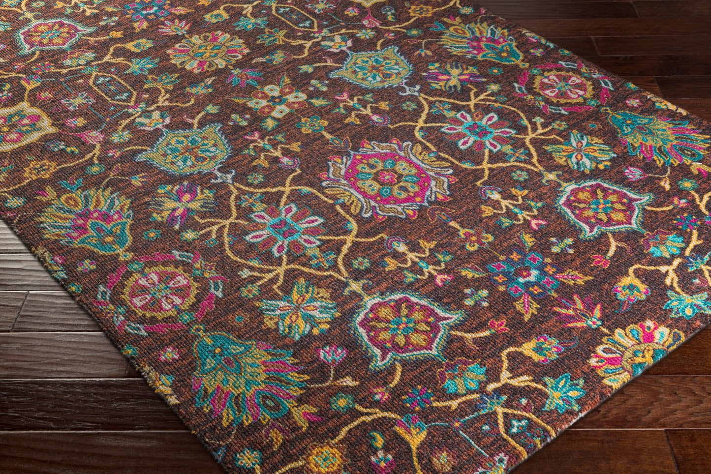 Alfombra tejida a máquina Bukhara BKR-1009 de 8' x 11'