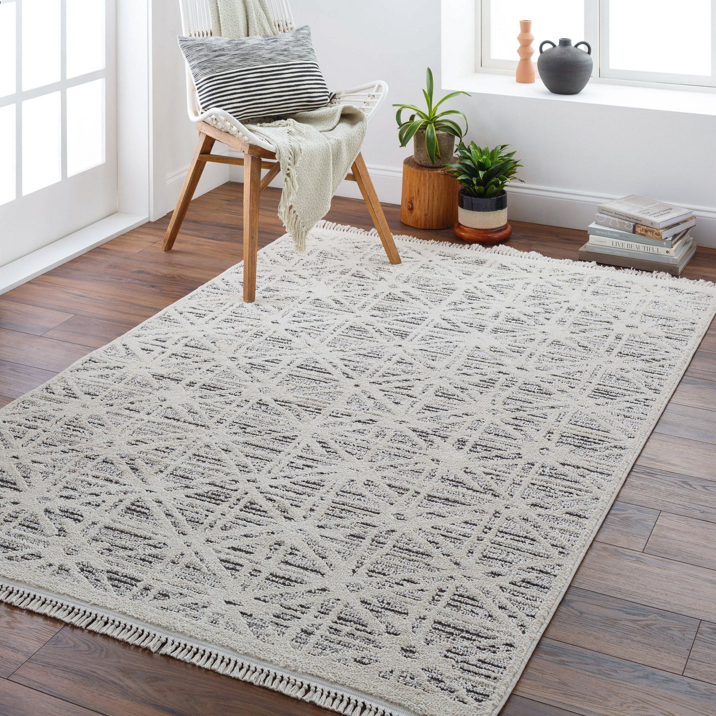 Berlin BLR-2304 7ft Runner Machine Woven Runner Rug