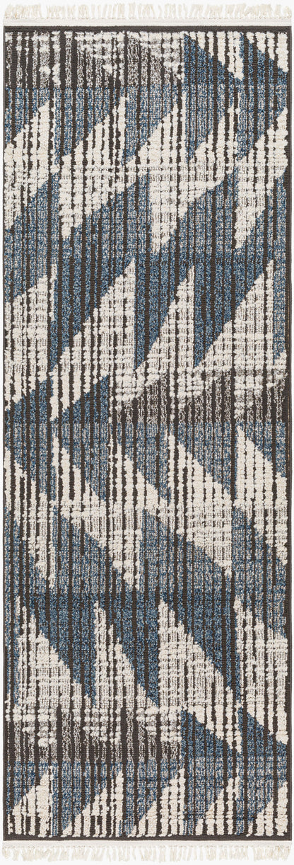 Berlin BLR-2305 7ft Runner Machine Woven Runner Rug