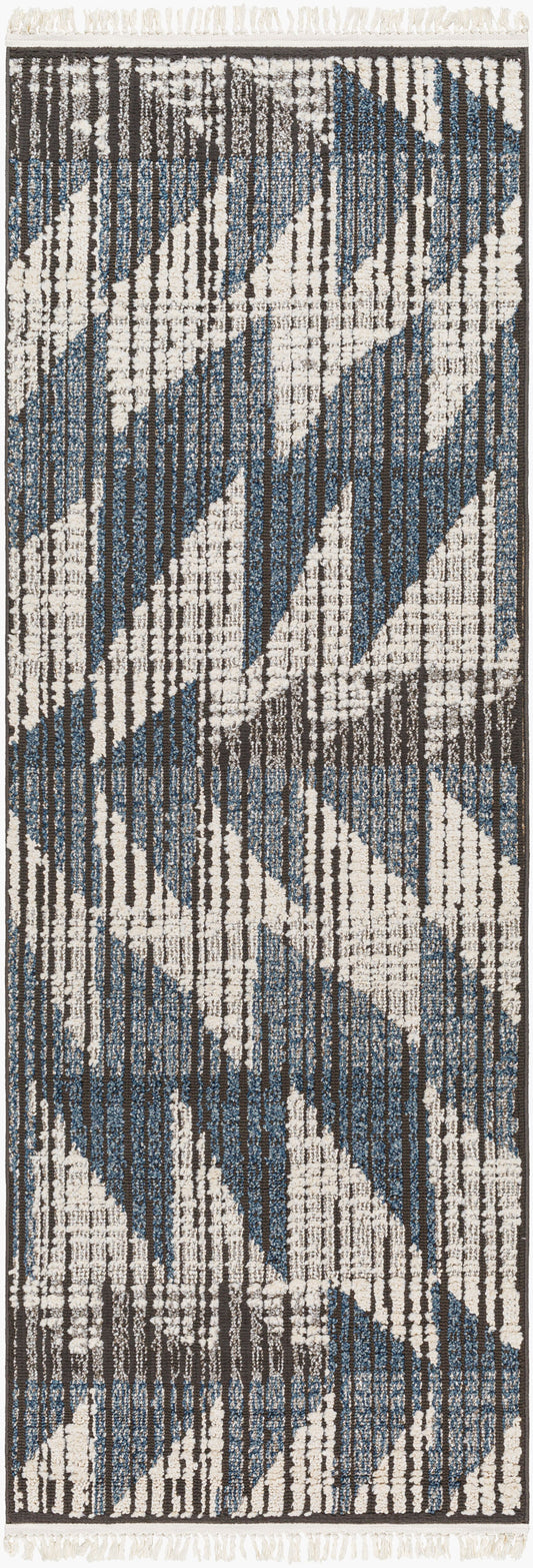Berlin BLR-2305 7ft Runner Machine Woven Runner Rug