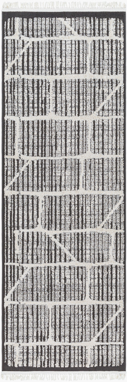 Berlin BLR-2307 7ft Runner Machine Woven Runner Rug