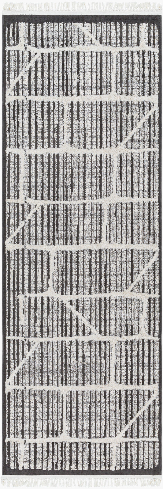 Berlin BLR-2307 7ft Runner Machine Woven Runner Rug