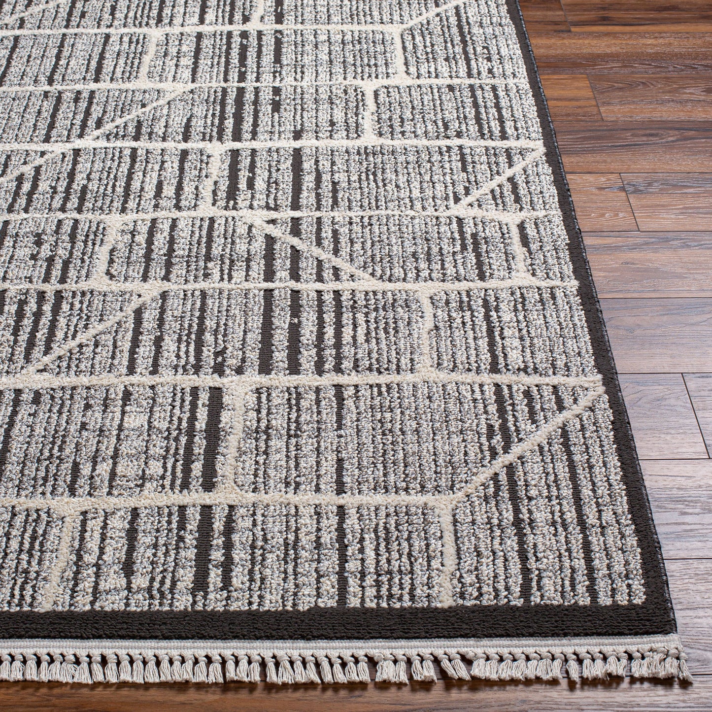 Berlin BLR-2307 7ft Runner Machine Woven Runner Rug