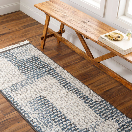 Berlin BLR-2309 7ft Runner Machine Woven Runner Rug