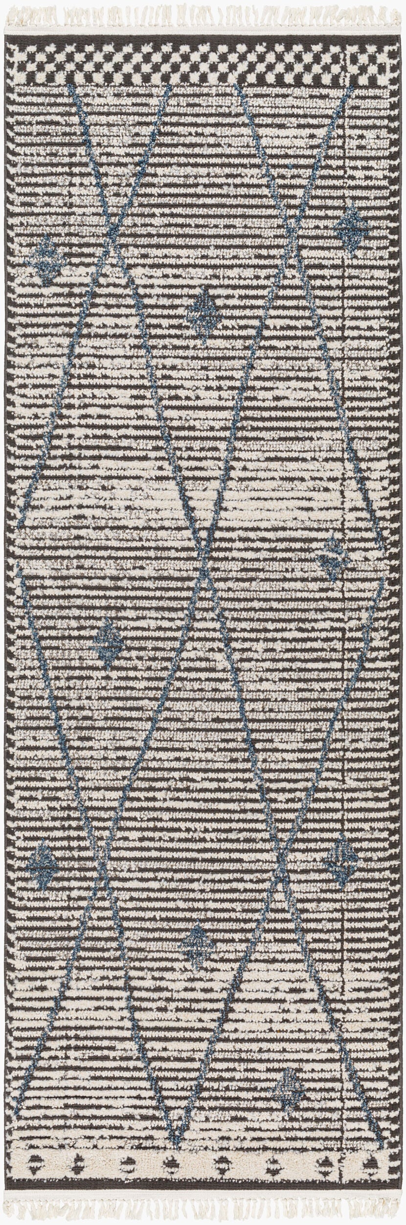 Berlin BLR-2310 7ft Runner Machine Woven Runner Rug