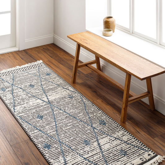 Berlin BLR-2310 7ft Runner Machine Woven Runner Rug