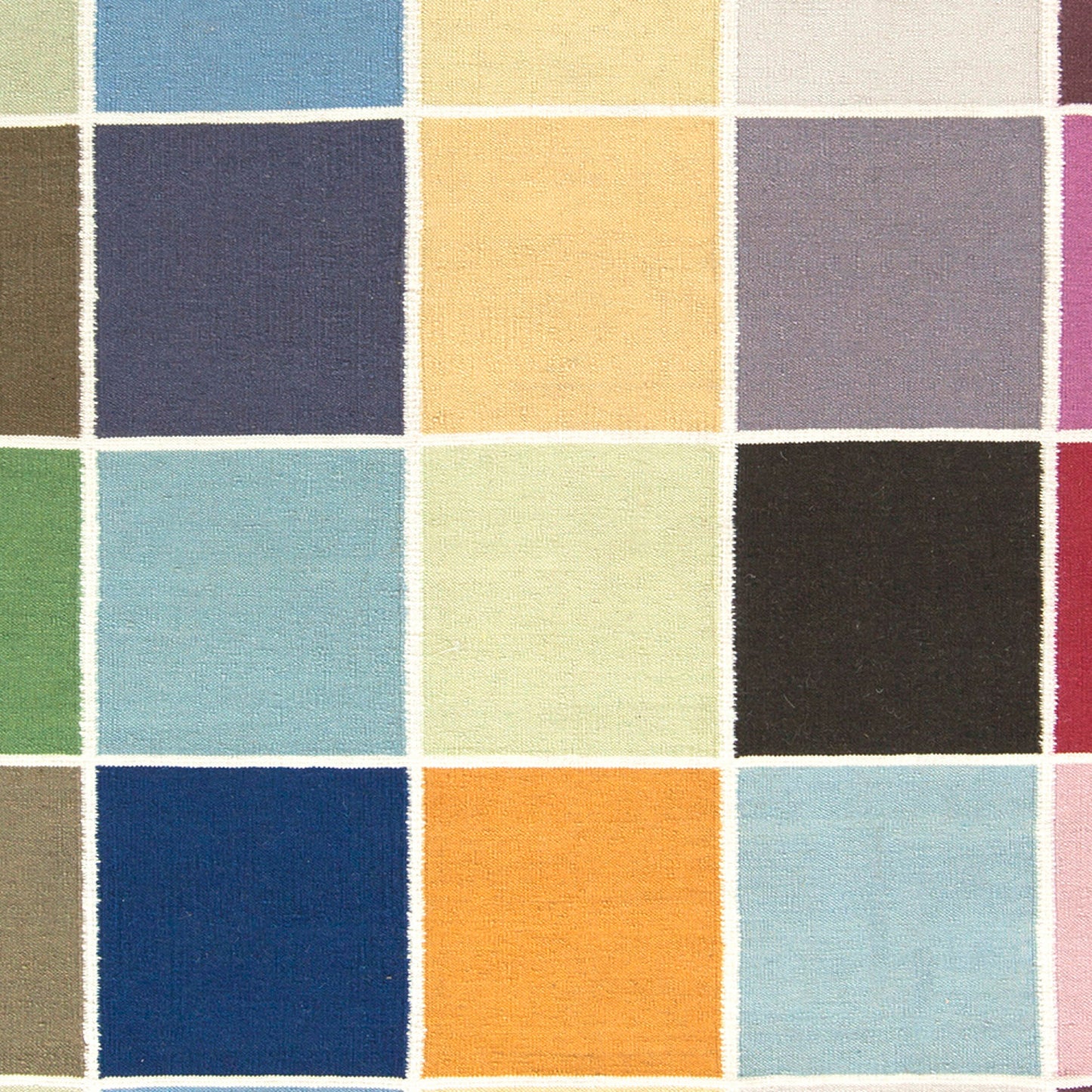 Alfombra decorativa de lana hecha a mano Blox BLX-9000 de 2' x 3'