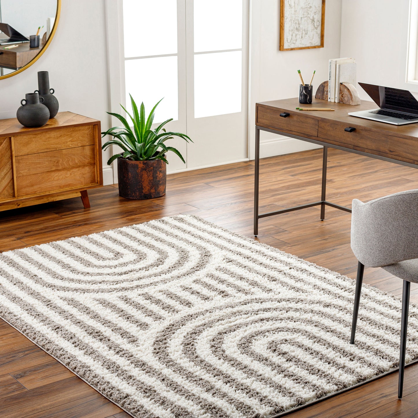 Birmingham BMM-2305 6' x 9' Machine Woven Area Rug