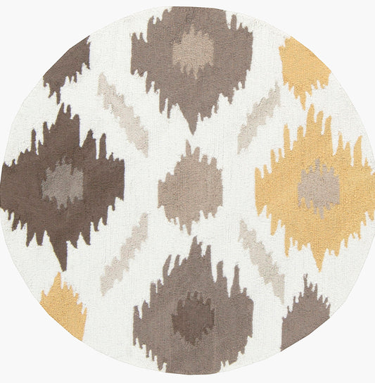 Brentwood BNT-7676 4ft Round Handmade Accent Rug
