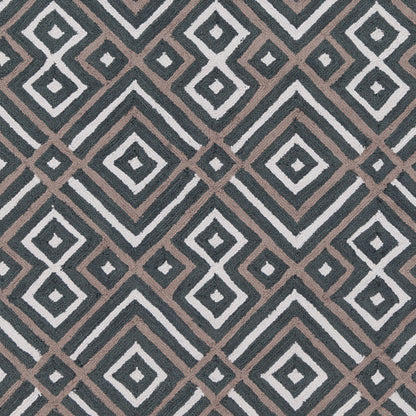 Alfombra decorativa hecha a mano Brentwood BNT-7698 de 3' x 5'