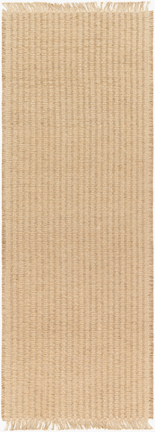 Kimi BOKM-2300 7ft Runner Machine Woven Jute Runner Rug